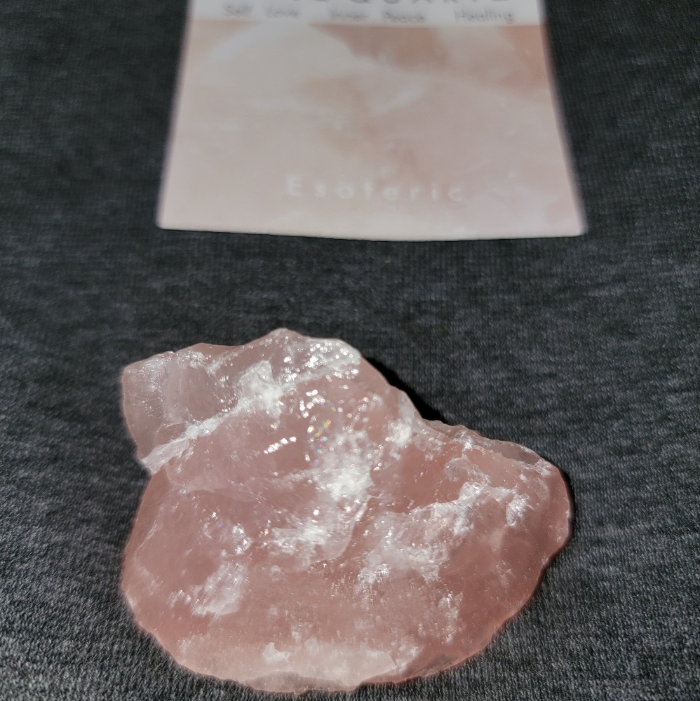 Rose Quartz Crystal Uncut